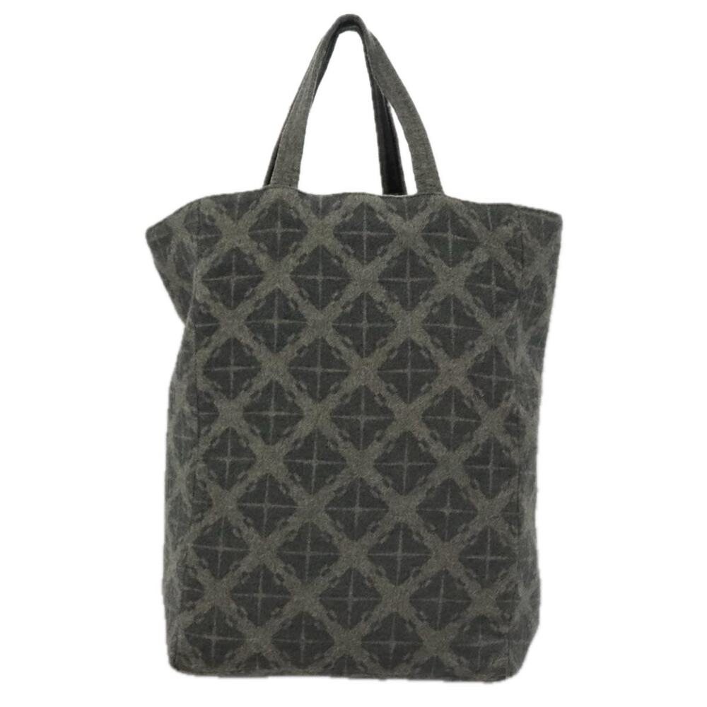Bottega Veneta Wool Tote Bag Gray